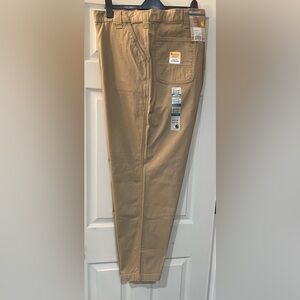 Carhartt Big & Tall Men's Khaki Chinos Work Pants